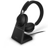 Jabra Evolve2 65, Link380a UC Stereo Stand Black Bluetooth 5.0